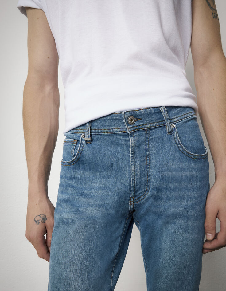 Stormblauwe SKINNY jeans Heren-4