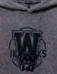 Pull à capuche gris tricot visuel chien garçon-6