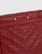 Women’s red croc-embossed leather 1440 Toy mini case-3