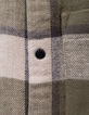 Boys’ khaki and beige check overshirt-8