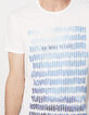 Camiseta blanca IKKS BETTER con botellas Hombre-4