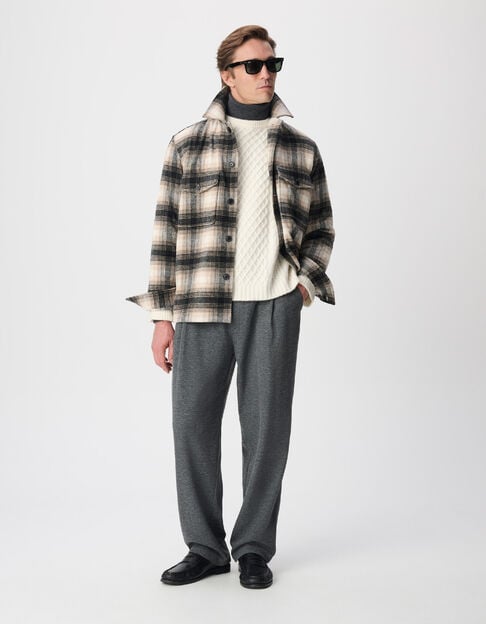 Jogpant gris maille ULTRA MOBILITY Homme - IKKS