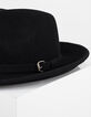 Chapeau fédora noir Homme-2