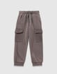 Pantalon de jogging kaki coton bio esprit battle garçon-2 Pantalon de jogging kaki coton bio esprit battle garçon-2