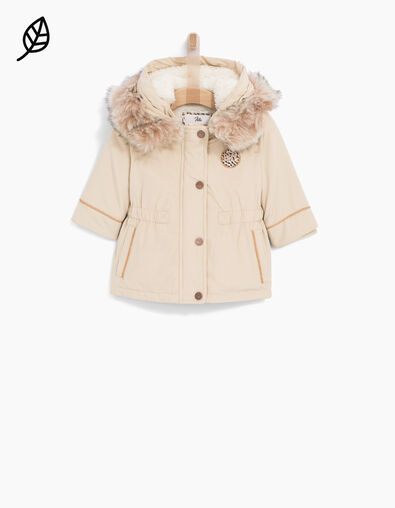 Parka beige bebé niña - IKKS