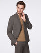 Men’s mink checked suit jacket-2