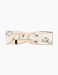 Bandeau réversible rose et imprimé bébé fille -4