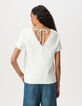 Top Color Crudo con Encaje Ajour-3