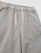 Beige Denim-Jogger f&uuml;r die Jungen-5