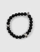 Bracelet noir en pierres de Jade Homme-5