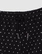 Girls’ black joggers with lightning star print-4