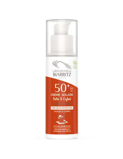 Crème solaire bio SPF50+ 50 ml LABORATOIRES BIARRITZ - IKKS