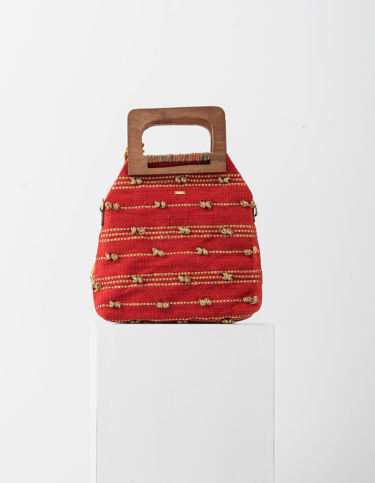 Bolso bandolera amapola tejido-3