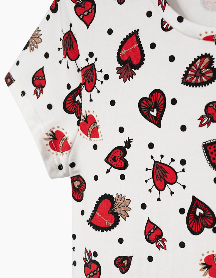 Camiseta corazones niña-4