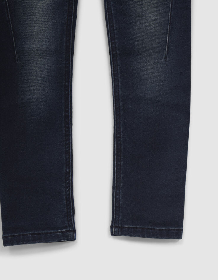 Vaqueros skinny azules vintage recortes ni&ntilde;o-4