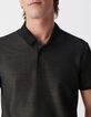 Men&rsquo;s grey SEAWOOL&reg; semi-plain knit polo shirt-4