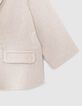 Beige gestreept blazer babyjongens-4
