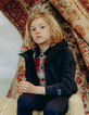 Jungen-Strickjacke, Schwarz, Stick und Nieten hinten-1