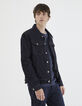Veste en jean brut à surpiqures Homme-2