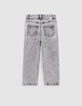 BALLOON jeans grey rhinestone button for girl-6