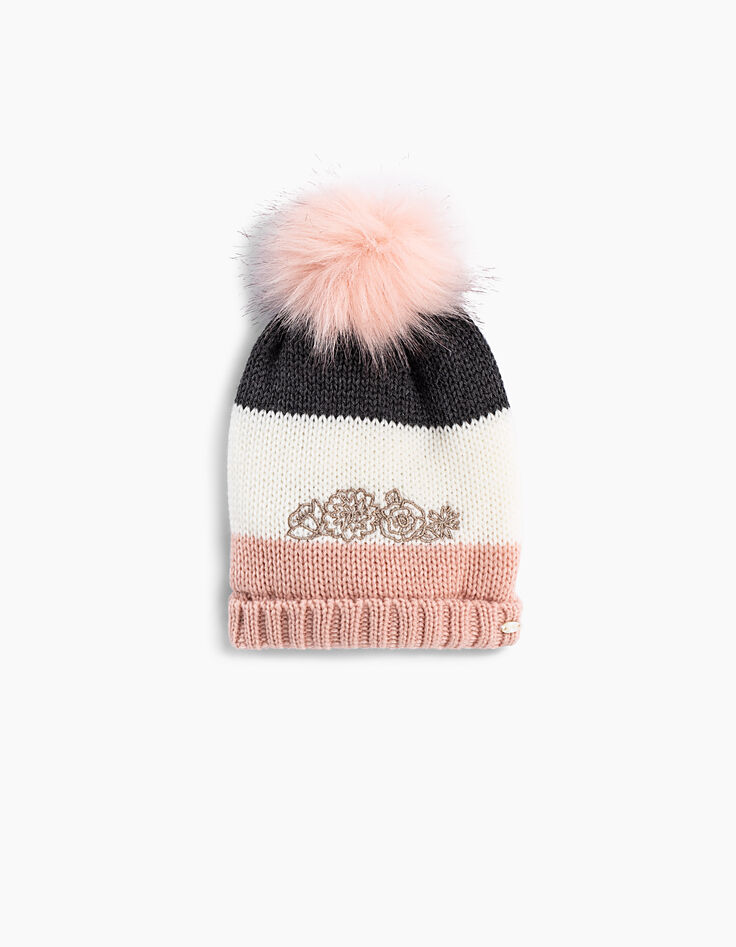 Bonnet maille bébé fille-1