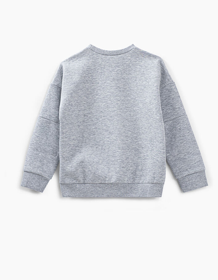 Grijze sweater opdruk tong THE ROLLING STONES jongens - IKKS
