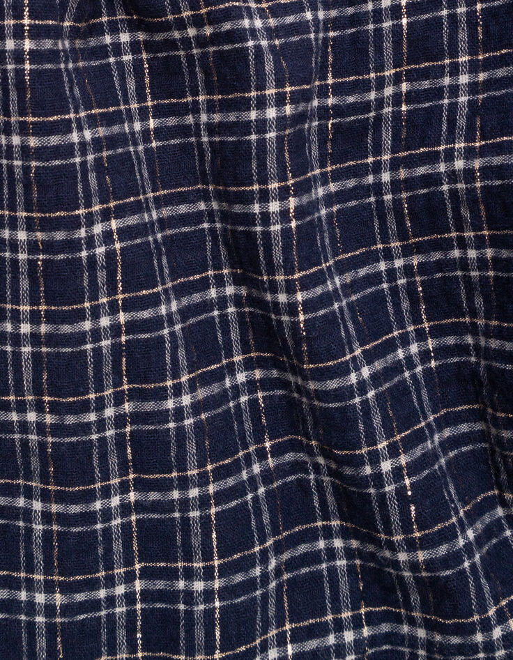 Marineblaue Karobluse Mädchen-7 Marineblaue Karobluse Mädchen-7