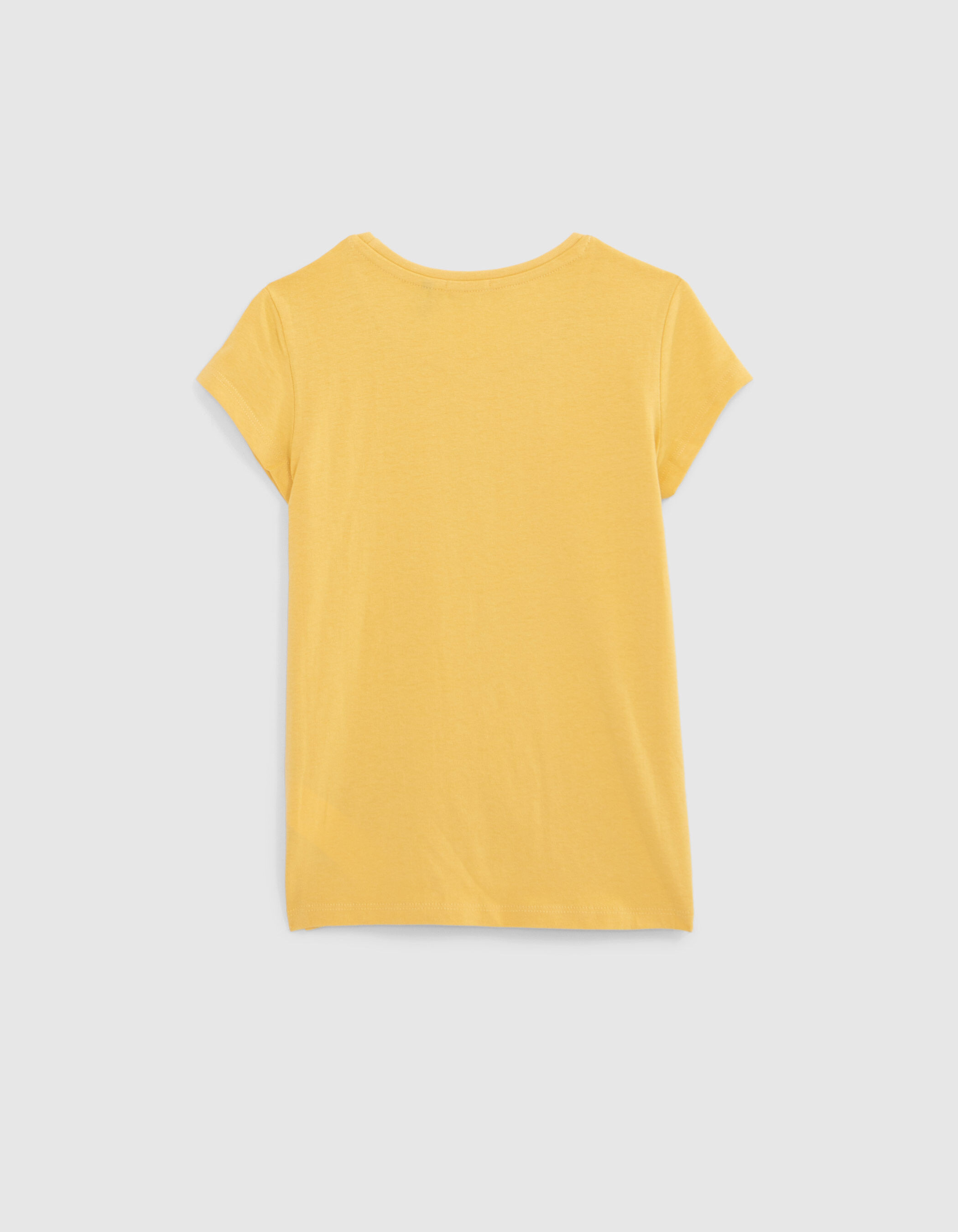 T shirt sales jaune fille