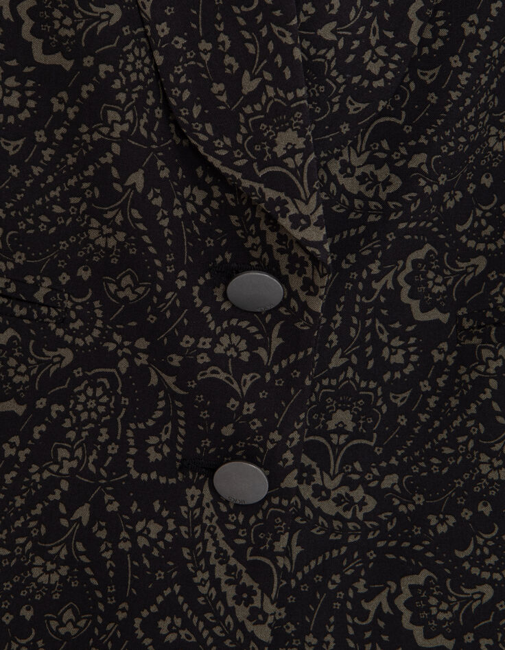 Chaqueta caqui LENZING&trade; ECOVERO&trade; cachemira floral Mujer-5