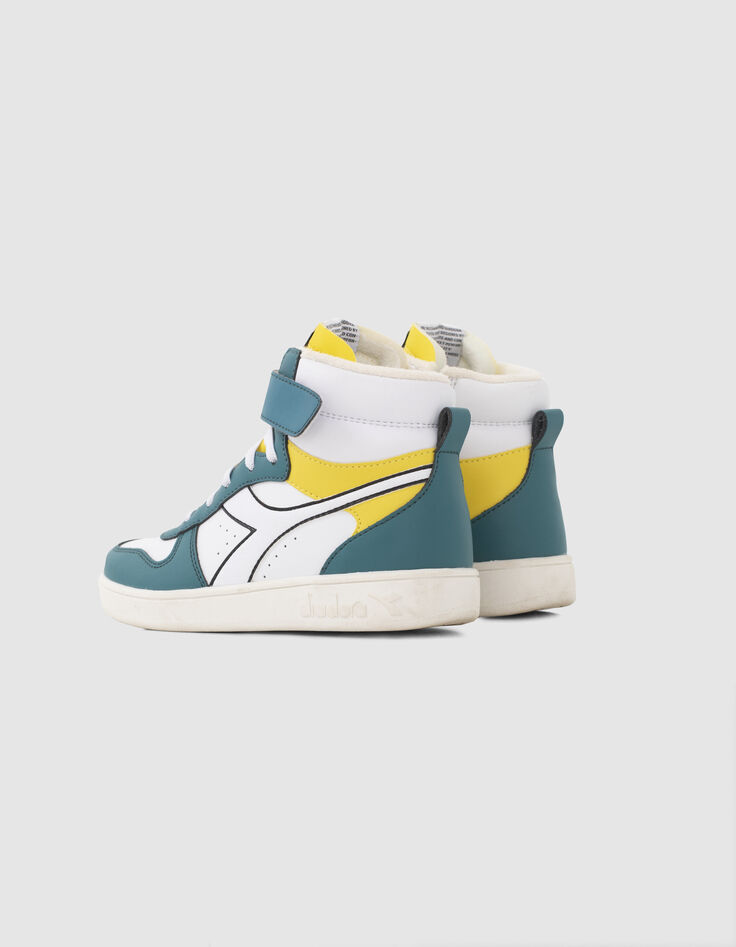 Green, white and yellow IKKS X DIADORA trainers-6