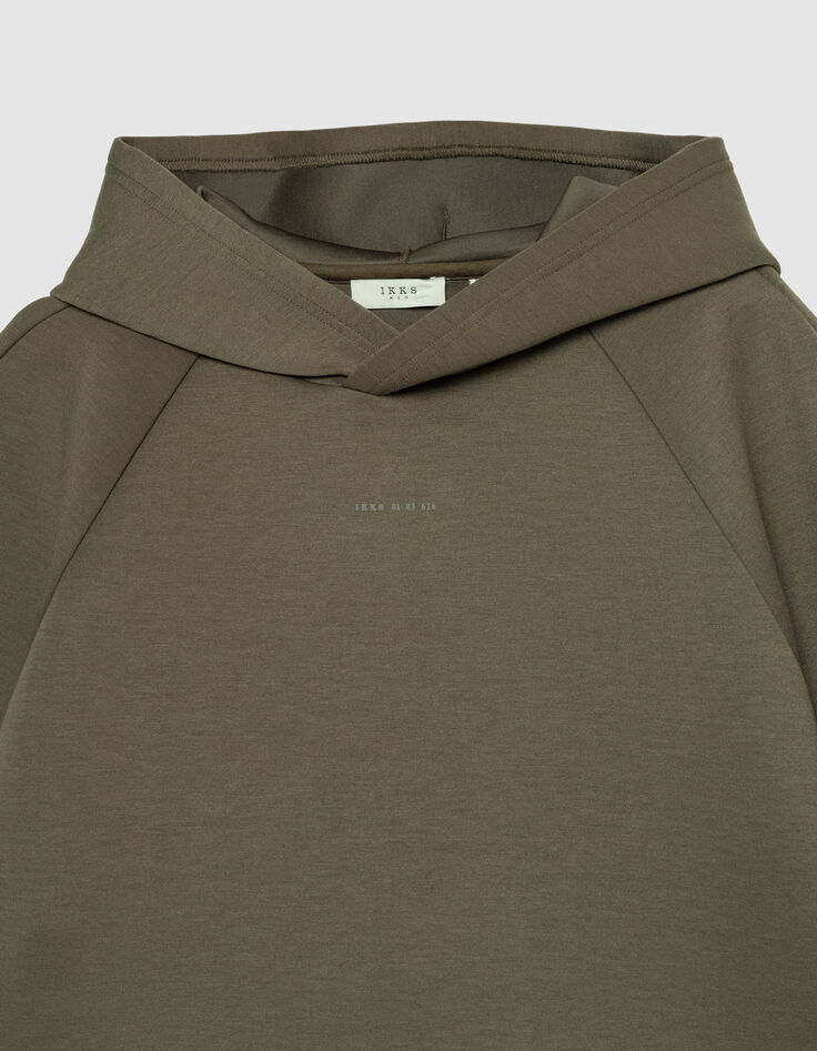 Sweat &agrave; capuche beige EASY CARE Homme-9