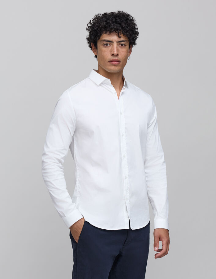 Chemise SLIM blanche EASY CARE Homme-2