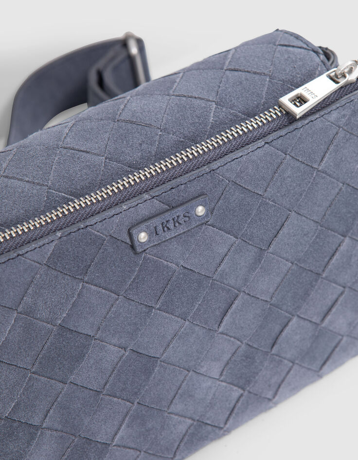 Die 111 MONTEGO BAY blau geflochtenes Veloursleder Damen-4 Die 111 MONTEGO BAY blau geflochtenes Veloursleder Damen-4