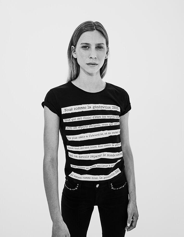 Tee-shirt Manifesto 1440 Leather Story femme-1