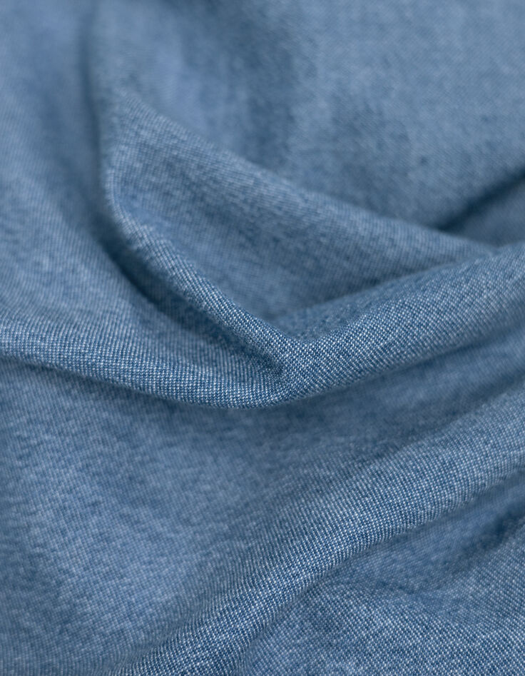 Chemise en jean regular bleu Homme-8