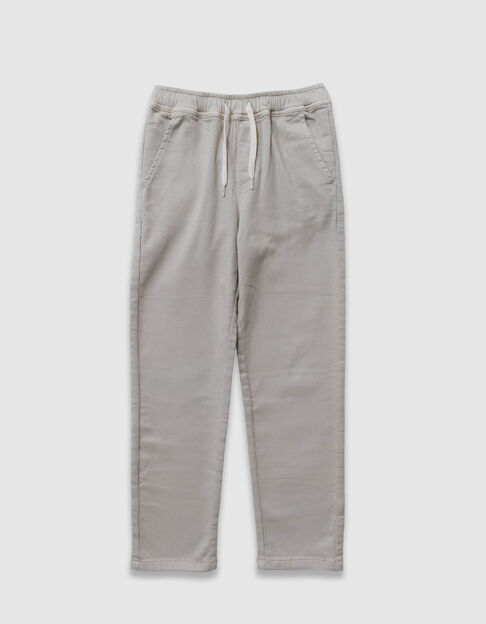 Beige Denim-Jogger f&uuml;r die Jungen - IKKS