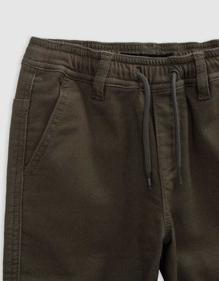 Upcycelte JOGGER khaki Jeans Kampfgeist Junge-2