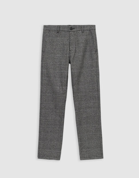 Pantalón negro de niño Príncipe de Gales CHINO - IKKS