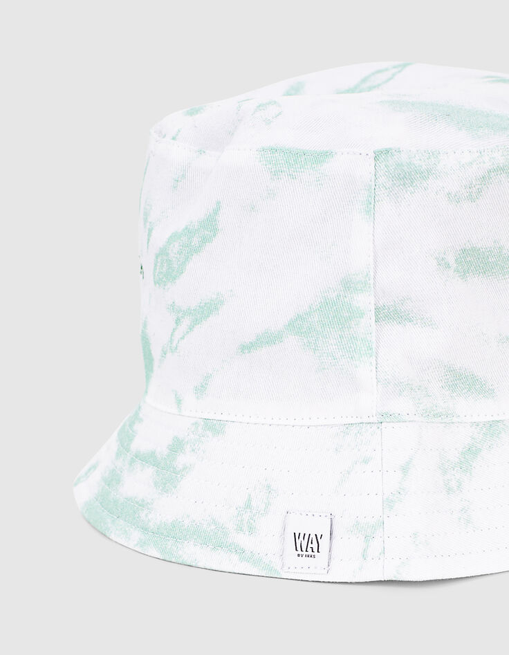Bob kaki clair tie and dye brodé garçon -4