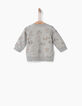Sweat gris bébé garçon -3