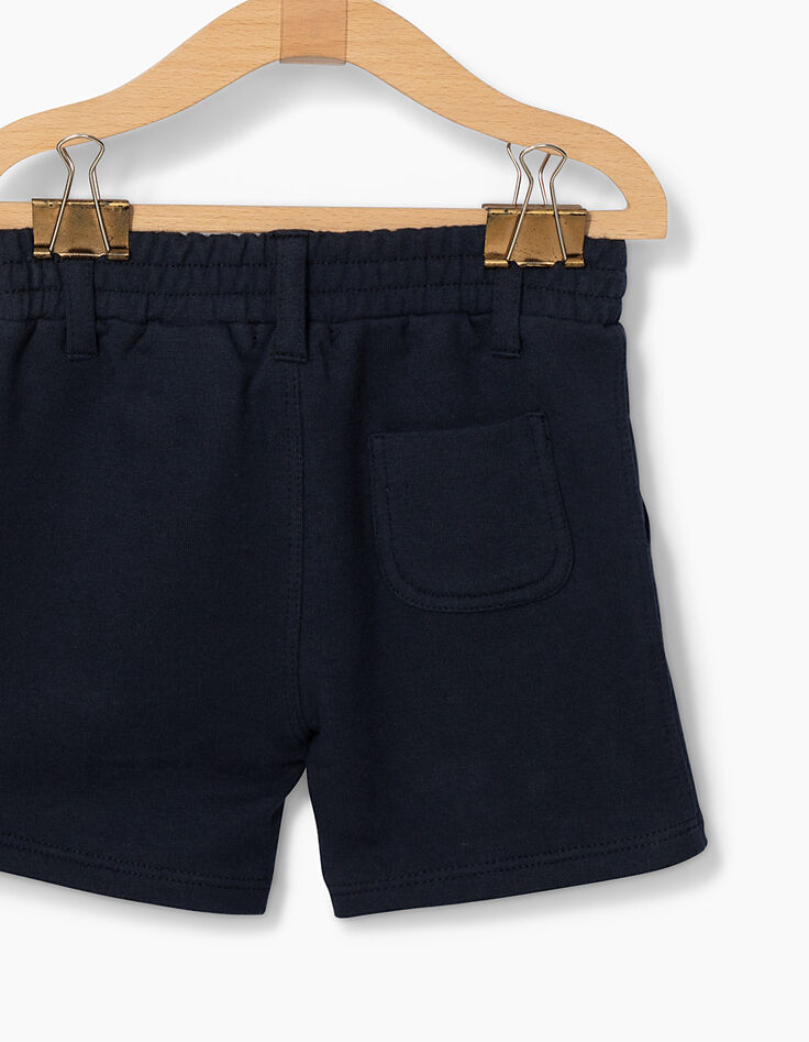 Polo y shorts felpa bebé niño-6