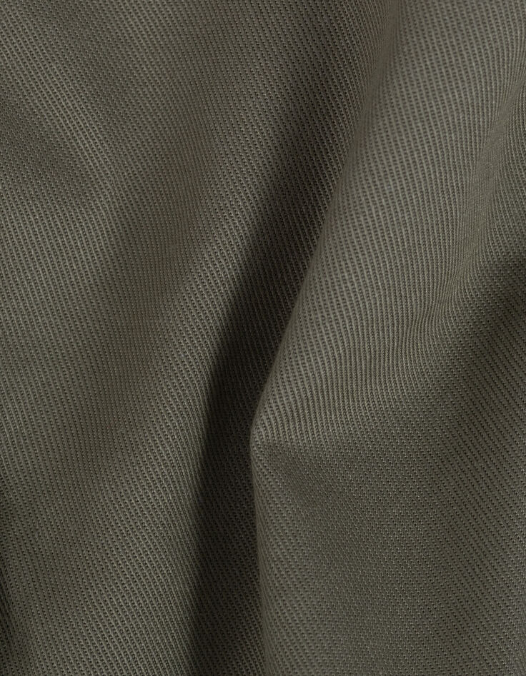 Khaki Jungen-JOGGER-Bermudas aus Lyocell-Mix-9