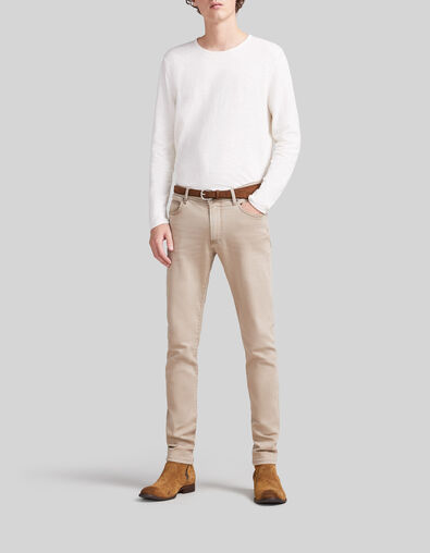 Vaqueros SLIM beige WATERLESS Damian hombre - IKKS