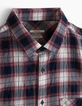 Chemise regular vermillon à carreaux Homme-4