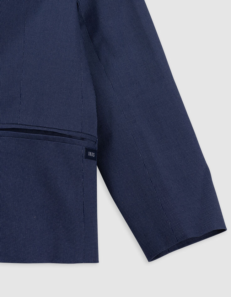 Veste de costume cérémonie marine garçon-5