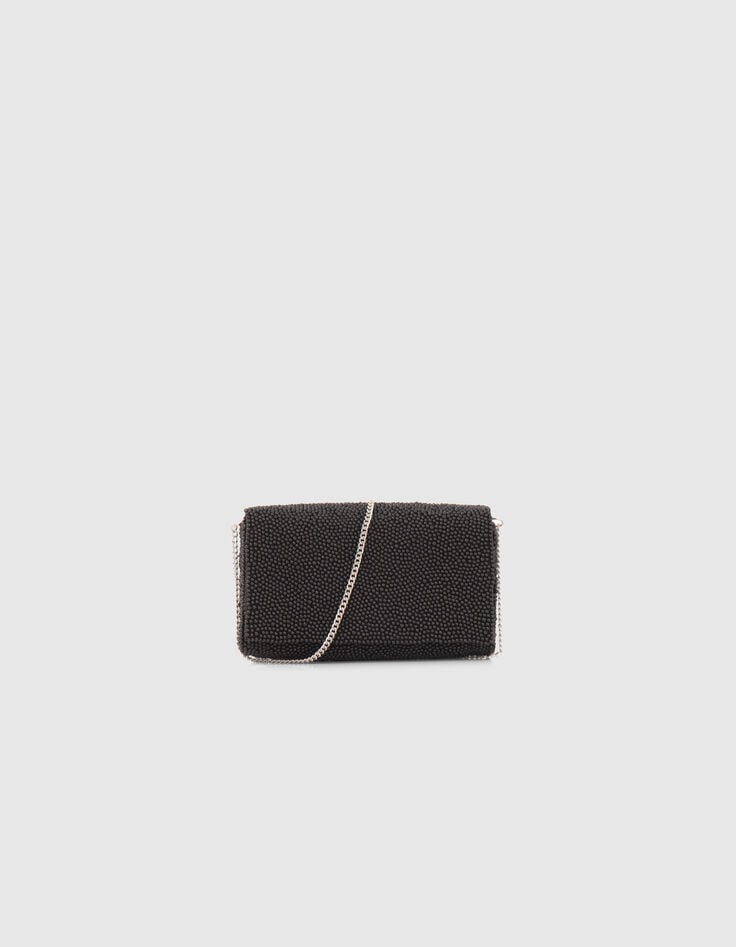 Bolso cuentas negras mujer-1