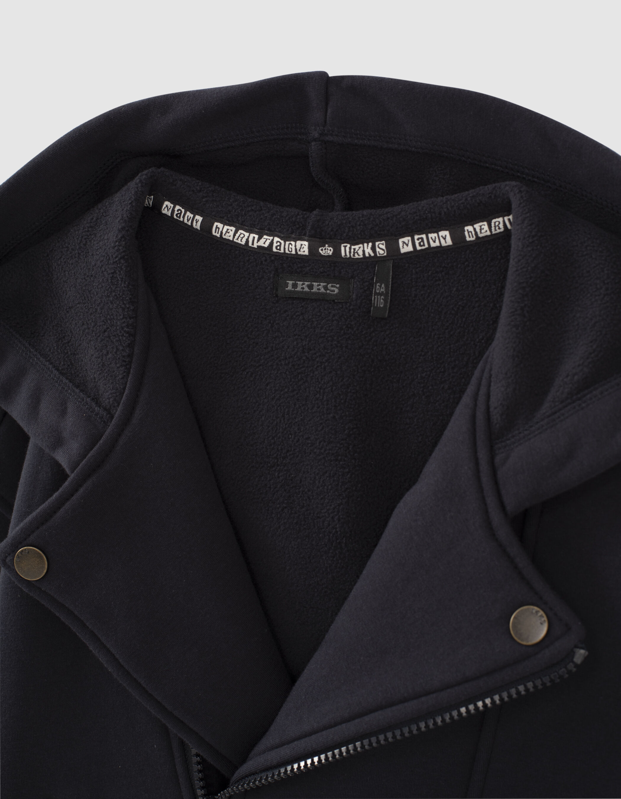 Asymmetrical discount zip cardigan