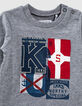 Donkergrijs T-shirt met vlaggen babyjongens -2