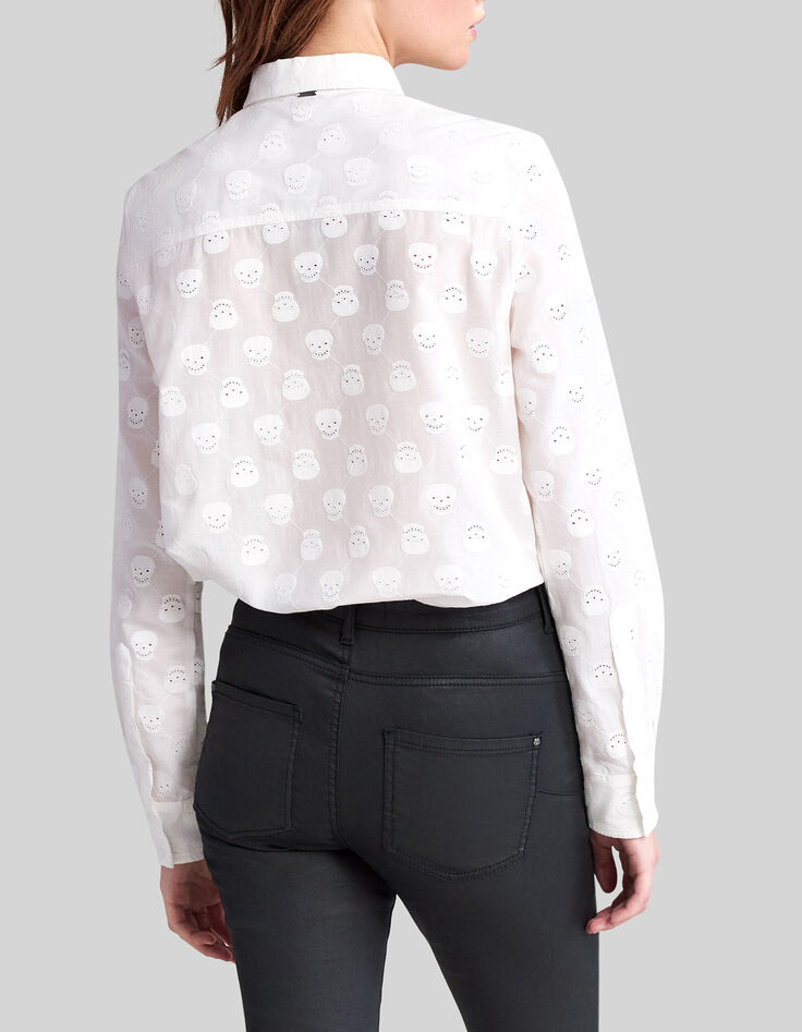 Camisa blanco roto bordados calaveras-2