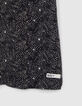 Boys' black LENZING™ ECOVERO™ exotic print shirt-4